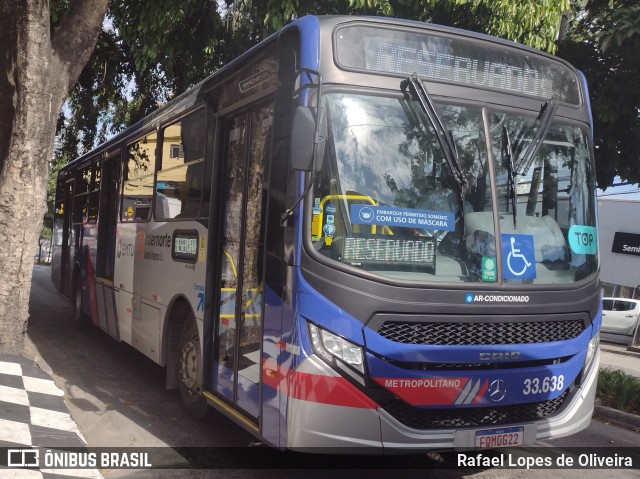 Guarulhos Transportes 33.638 na cidade de Guarulhos, São Paulo, Brasil, por Rafael Lopes de Oliveira. Número da foto: #11089408.