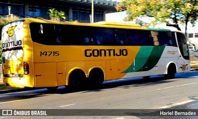 Empresa Gontijo de Transportes 14715 na cidade de Belo Horizonte, Minas Gerais, Brasil, por Hariel Bernades. Número da foto: #11156307.