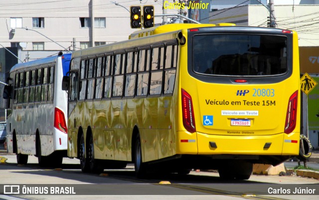 HP Transportes Coletivos 20803 na cidade de Goiânia, Goiás, Brasil, por Carlos Júnior. Número da foto: #11158362.