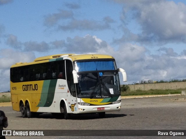 Empresa Gontijo de Transportes 14755 na cidade de Vitória da Conquista, Bahia, Brasil, por Rava Ogawa. ID da foto: 11157196.