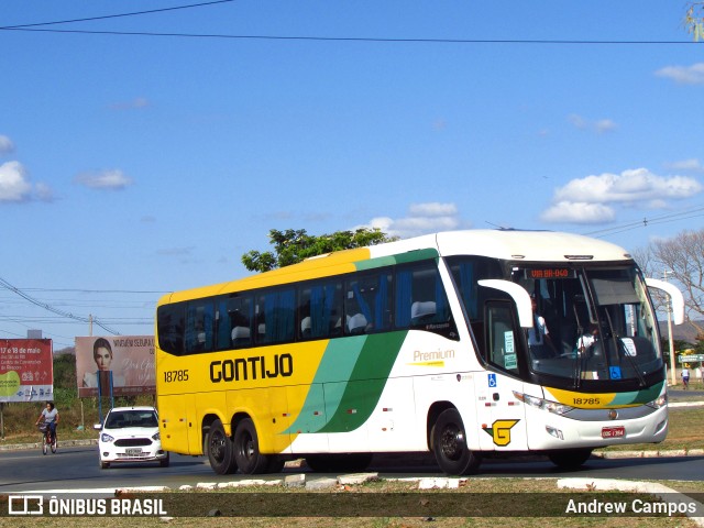 Empresa Gontijo de Transportes 18785 na cidade de Pirapora, Minas Gerais, Brasil, por Andrew Campos. ID da foto: 11157147.