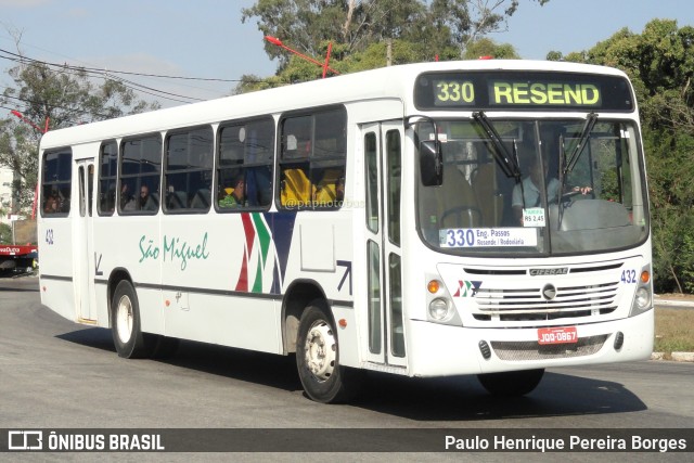 Viação São Miguel 432 na cidade de Resende, Rio de Janeiro, Brasil, por Paulo Henrique Pereira Borges. Número da foto: #11157180.
