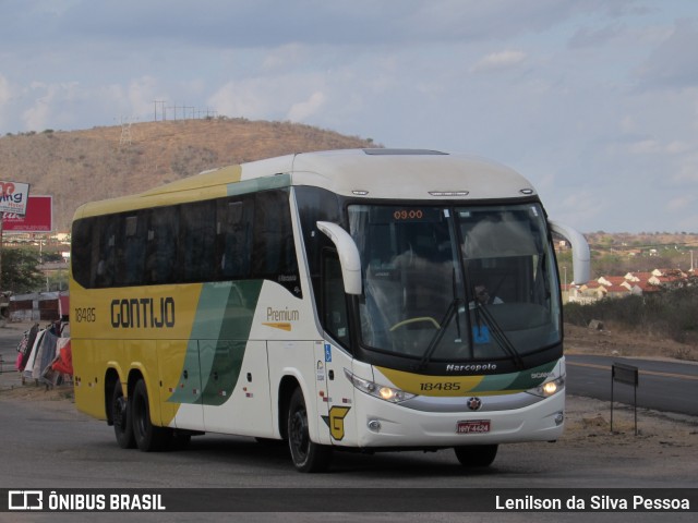 Empresa Gontijo de Transportes 18485 na cidade de Taquaritinga do Norte, Pernambuco, Brasil, por Lenilson da Silva Pessoa. Número da foto: #11157711.