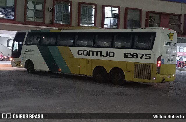 Empresa Gontijo de Transportes 12875 na cidade de Governador Valadares, Minas Gerais, Brasil, por Wilton Roberto. ID da foto: 11157065.