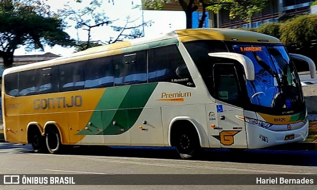 Empresa Gontijo de Transportes 18425 na cidade de Belo Horizonte, Minas Gerais, Brasil, por Hariel Bernades. ID da foto: 11158016.