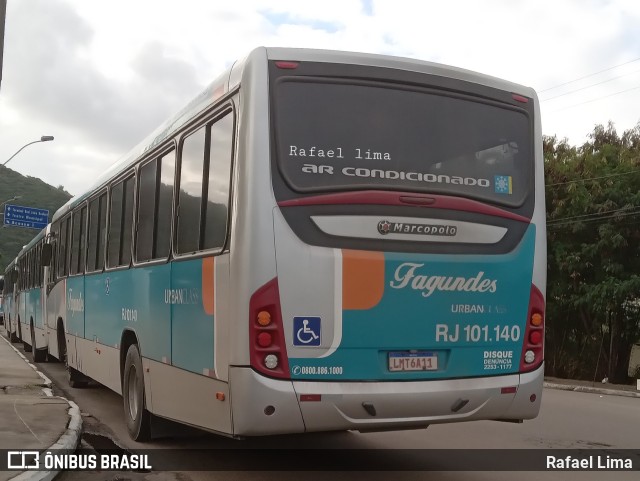 Auto Ônibus Fagundes RJ 101.140 na cidade de Niterói, Rio de Janeiro, Brasil, por Rafael Lima. Número da foto: #11156961.