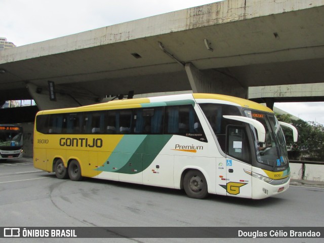 Empresa Gontijo de Transportes 18010 na cidade de Belo Horizonte, Minas Gerais, Brasil, por Douglas Célio Brandao. ID da foto: 11156250.