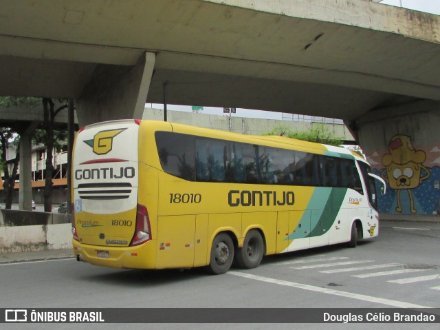 Empresa Gontijo de Transportes 18010 na cidade de Belo Horizonte, Minas Gerais, Brasil, por Douglas Célio Brandao. ID da foto: 11156251.