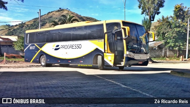 Viação Progresso 36127 na cidade de Três Rios, Rio de Janeiro, Brasil, por Zé Ricardo Reis. Número da foto: #11156525.