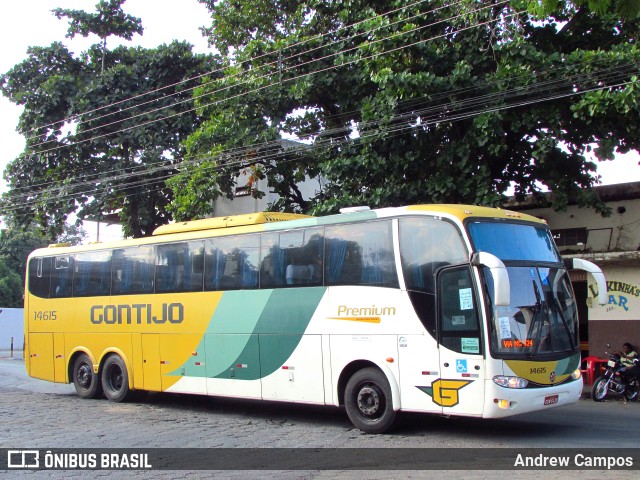 Empresa Gontijo de Transportes 14615 na cidade de Pirapora, Minas Gerais, Brasil, por Andrew Campos. ID da foto: 11157060.