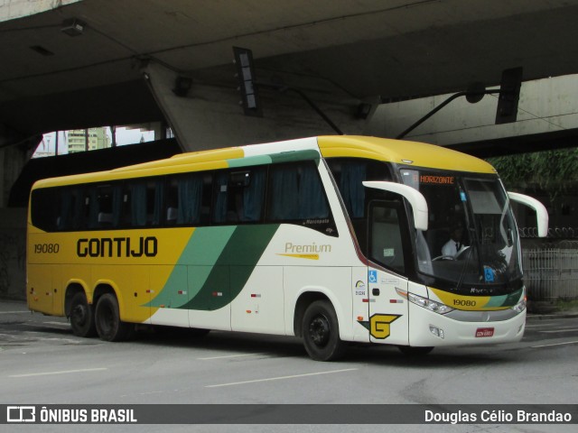 Empresa Gontijo de Transportes 19080 na cidade de Belo Horizonte, Minas Gerais, Brasil, por Douglas Célio Brandao. ID da foto: 11157949.