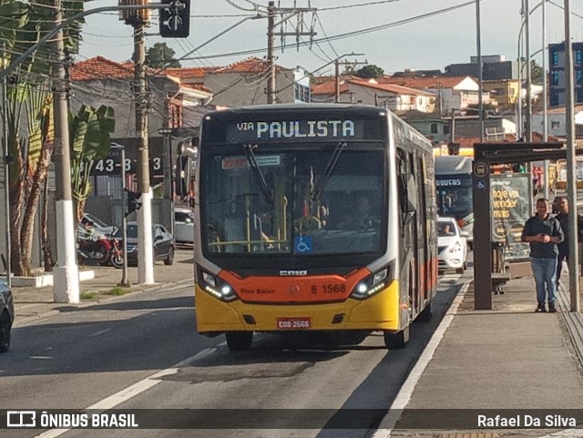 TRANSPPASS - Transporte de Passageiros 8 1568 na cidade de São Paulo, São Paulo, Brasil, por Rafael Da Silva. ID da foto: 11156718.