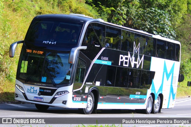 Empresa de Ônibus Nossa Senhora da Penha 61300 na cidade de Piraí, Rio de Janeiro, Brasil, por Paulo Henrique Pereira Borges. ID da foto: 11157249.