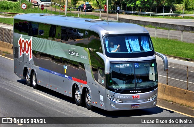 Auto Viação 1001 RJ 108.1143 na cidade de Aparecida, São Paulo, Brasil, por Lucas Elson de Oliveira. Número da foto: #11157889.