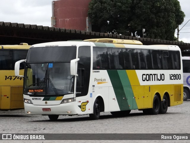 Empresa Gontijo de Transportes 12800 na cidade de Vitória da Conquista, Bahia, Brasil, por Rava Ogawa. ID da foto: 11157144.