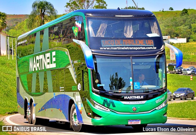 Martinele Transportes 8500 na cidade de Alfenas, Minas Gerais, Brasil, por Lucas Elson de Oliveira. ID da foto: 11157793.