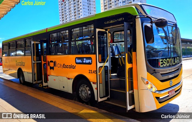 Ita Transportes 23.456 na cidade de Goiânia, Goiás, Brasil, por Carlos Júnior. ID da foto: 11158534.