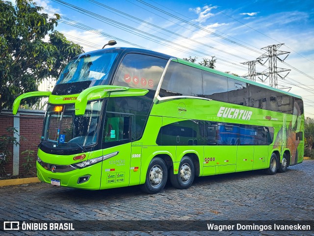 Eucatur - Empresa União Cascavel de Transportes e Turismo 5905 na cidade de São Paulo, São Paulo, Brasil, por Wagner Domingos Ivanesken. Número da foto: #11157082.
