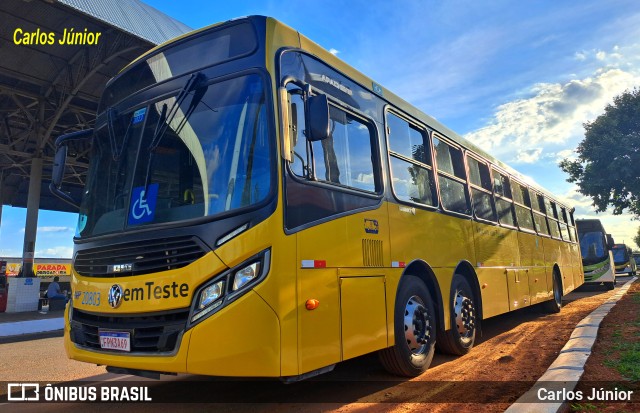 HP Transportes Coletivos 20803 na cidade de Aparecida de Goiânia, Goiás, Brasil, por Carlos Júnior. Número da foto: #11158380.