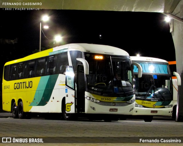 Empresa Gontijo de Transportes 18340 na cidade de Belo Horizonte, Minas Gerais, Brasil, por Fernando Cassimiro. ID da foto: 11159129.