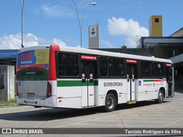 Borborema Imperial Transportes 857 na cidade de Recife, Pernambuco, Brasil, por Tarcisio Rodrigues da Silva. Número da foto: #11159601.