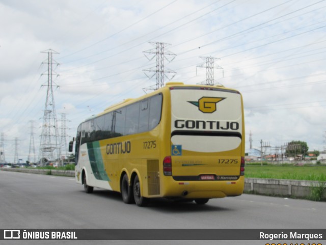Empresa Gontijo de Transportes 17275 na cidade de São José dos Campos, São Paulo, Brasil, por Rogerio Marques. Número da foto: #11159324.