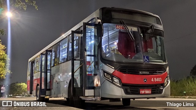 Express Transportes Urbanos Ltda 4 8403 na cidade de São Paulo, São Paulo, Brasil, por Thiago Lima. Número da foto: #11160770.