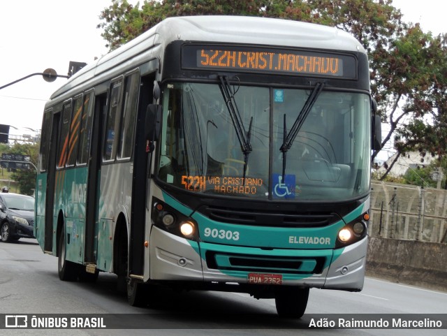 Companhia Coordenadas de Transportes 90303 na cidade de Belo Horizonte, Minas Gerais, Brasil, por Adão Raimundo Marcelino. ID da foto: 11159998.