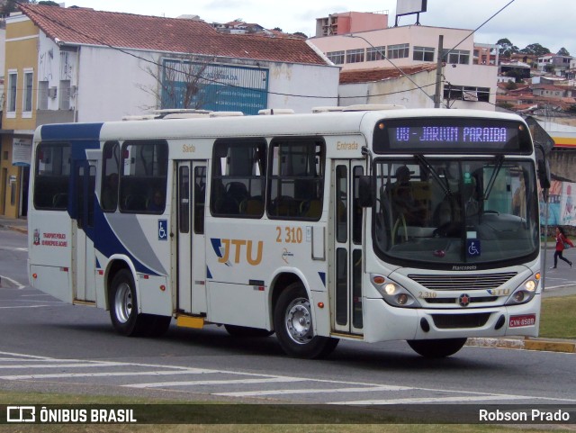 JTU - Jacareí Transporte Urbano 2.310 na cidade de Jacareí, São Paulo, Brasil, por Robson Prado. Número da foto: #11159131.