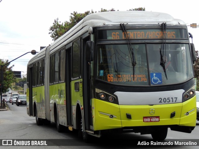 Viação Progresso 20517 na cidade de Belo Horizonte, Minas Gerais, Brasil, por Adão Raimundo Marcelino. ID da foto: 11160031.