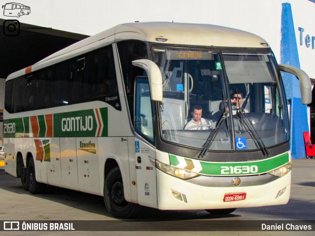 Empresa Gontijo de Transportes 21630 na cidade de Goiânia, Goiás, Brasil, por Daniel Chaves. ID da foto: 11090693.