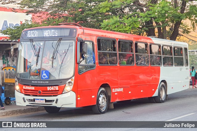 Companhia Coordenadas de Transportes 90478 na cidade de Ribeirão das Neves, Minas Gerais, Brasil, por Juliano Felipe. ID da foto: 11091360.