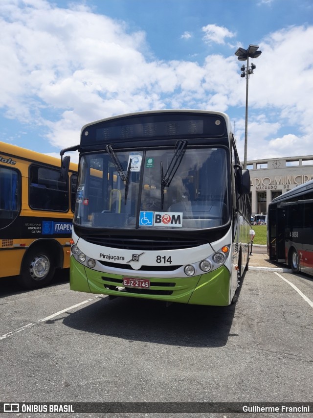 Viação Pirajuçara 814 na cidade de São Paulo, São Paulo, Brasil, por Guilherme Francini. ID da foto: 11091503.