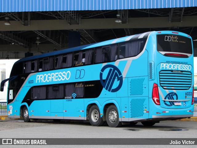 Auto Viação Progresso 6033 na cidade de Petrolina, Pernambuco, Brasil, por João Victor. Número da foto: #11092118.