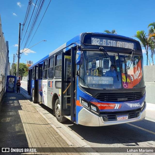 Next Mobilidade - ABC Sistema de Transporte 81.665 na cidade de São Caetano do Sul, São Paulo, Brasil, por Lohan Mariano. ID da foto: 11089786.