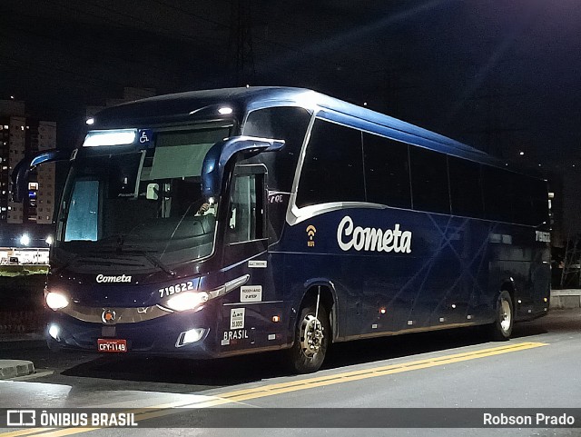 Viação Cometa 719622 na cidade de São José dos Campos, São Paulo, Brasil, por Robson Prado. ID da foto: 11091832.