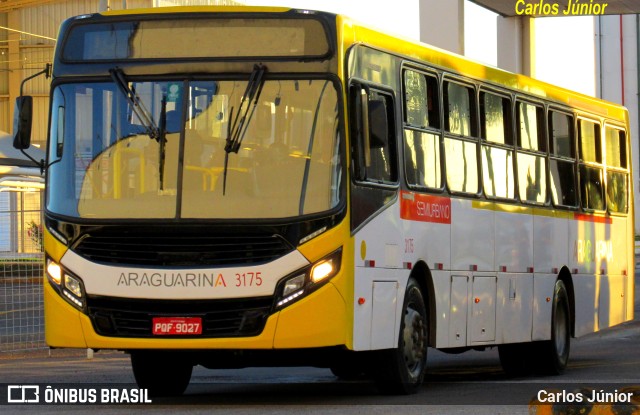 Viação Araguarina 3175 na cidade de Goiânia, Goiás, Brasil, por Carlos Júnior. ID da foto: 11091654.