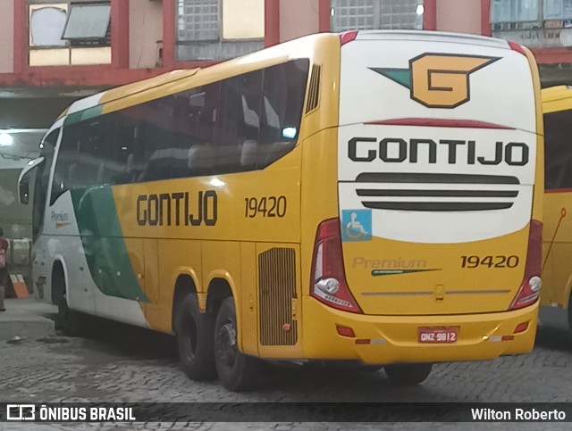 Empresa Gontijo de Transportes 19420 na cidade de Governador Valadares, Minas Gerais, Brasil, por Wilton Roberto. Número da foto: #11091259.