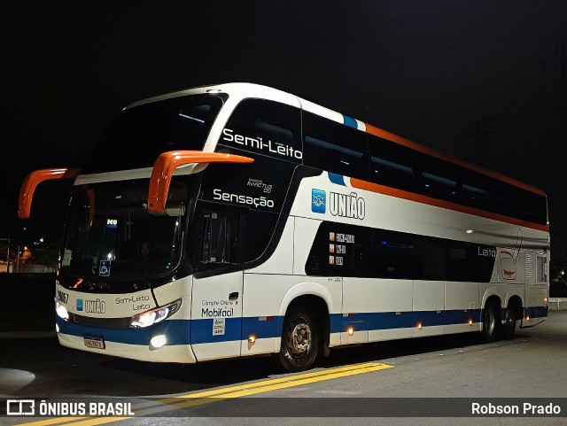 Expresso União 20057 na cidade de São José dos Campos, São Paulo, Brasil, por Robson Prado. ID da foto: 11091752.