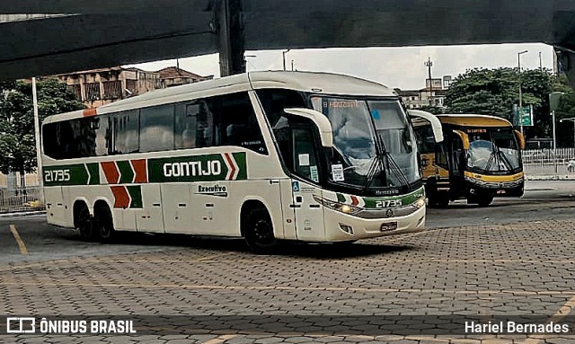 Empresa Gontijo de Transportes 21735 na cidade de Belo Horizonte, Minas Gerais, Brasil, por Hariel Bernades. ID da foto: 11091879.