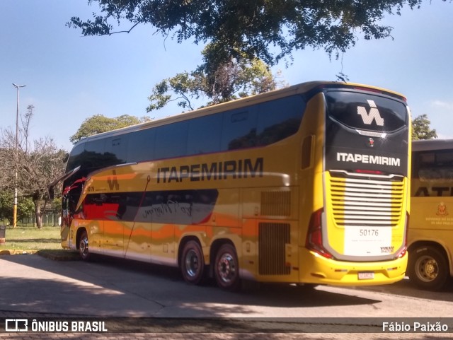 Viação Nova Itapemirim 50176 na cidade de São Paulo, São Paulo, Brasil, por Fábio Paixão. ID da foto: 11089650.