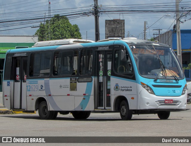 Auto Viação São José 12629 na cidade de Fortaleza, Ceará, Brasil, por Davi Oliveira. Número da foto: #11090321.