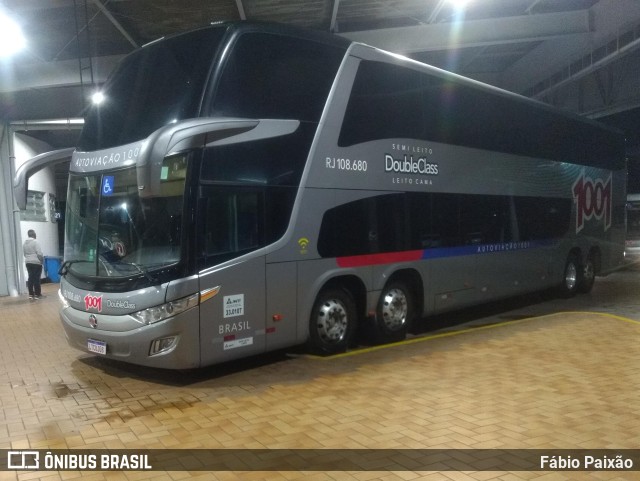 Auto Viação 1001 RJ 108.680 na cidade de Resende, Rio de Janeiro, Brasil, por Fábio Paixão. Número da foto: #11091659.