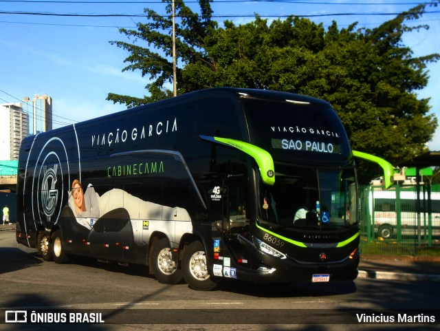 Viação Garcia 86059 na cidade de São Paulo, São Paulo, Brasil, por Vinicius Martins. Número da foto: #11092549.
