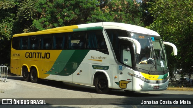 Empresa Gontijo de Transportes 18090 na cidade de São Paulo, São Paulo, Brasil, por Jonatas Costa da Mata. ID da foto: 11092978.