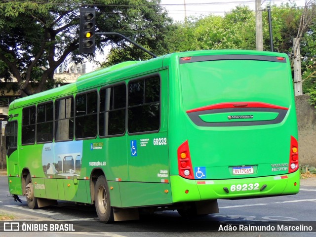 Viação Santa Edwiges 69232 na cidade de Belo Horizonte, Minas Gerais, Brasil, por Adão Raimundo Marcelino. Número da foto: #11094321.