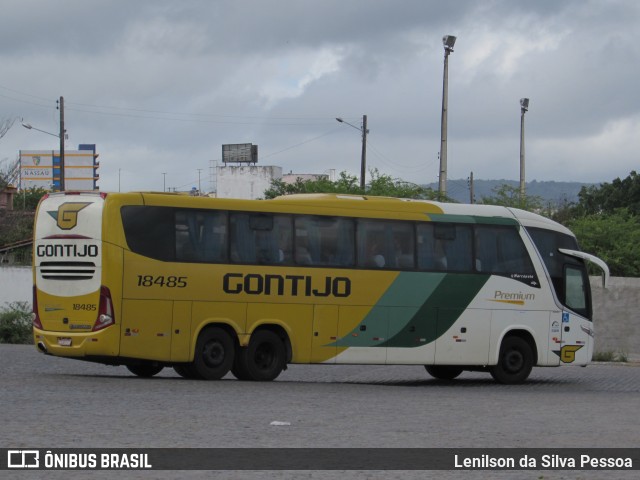 Empresa Gontijo de Transportes 18485 na cidade de Caruaru, Pernambuco, Brasil, por Lenilson da Silva Pessoa. Número da foto: #11094284.