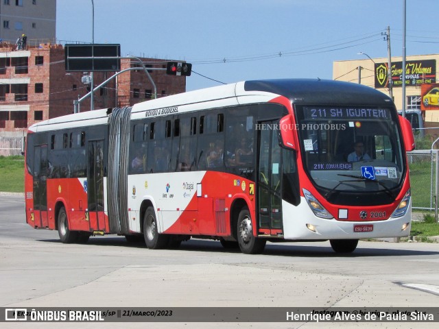 Itajaí Transportes Coletivos 2001 na cidade de Campinas, São Paulo, Brasil, por Henrique Alves de Paula Silva. Número da foto: #11095286.