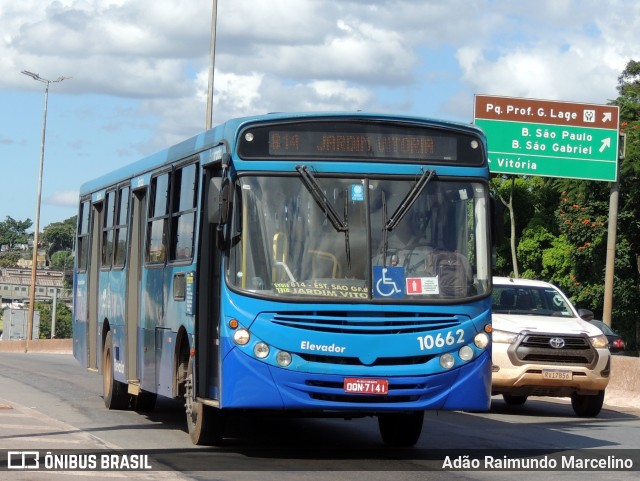 SM Transportes 10662 na cidade de Belo Horizonte, Minas Gerais, Brasil, por Adão Raimundo Marcelino. Número da foto: #11095897.