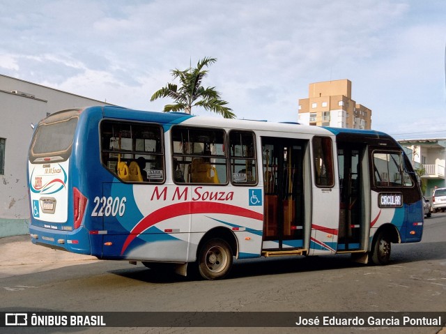 Auto Viação MM Souza Turismo 22806 na cidade de Capivari, São Paulo, Brasil, por José Eduardo Garcia Pontual. Número da foto: #11094889.